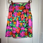 Catalina Vintage Floral Print Wrap Cover Up Skirt Photo 3
