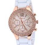 Bebe Rose Gold Crystal Watch Photo 0