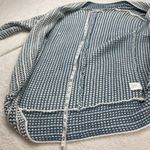 Pink republic  Knitted Cardigan Sweater‎ Womens Sz S Blue White Open Front Chunky Photo 6