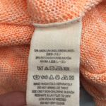 Free People Sweater Melange Oversized Sweater Tunic Linen Blend Orange Sz XS EUC Photo 13