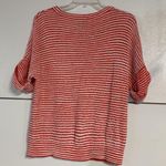 J.Crew  WOMENS KNIT NAUTICAL BLOUSE TOP RED WHITE STRIPES XS F1878 Photo 6