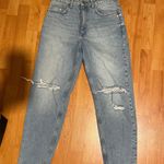 ZARA Straight Leg Jeans Ripped Photo 0