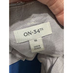 ON 34TH NWT Linen Blend Belted Paperbag High Waist Ankle Pants Lavender Size 16 Purple Photo 6