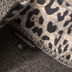 Simply Southern  1/4 Zip Leopard Print Sweater Pullover Size XL Photo 4