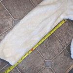 Reebok NEW! Cream Fleece Fuzzy Zip Jacket w/ Hood Photo 8