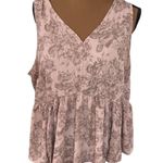 Torrid floral print peplum Georgette midi tank size 1X Photo 1