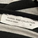 KAROL Milk Maid Stripes Racerback Maxi Womens Dress SZ M #1006 Black Size M Photo 8