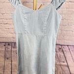 Old Navy  Cotton Blue Chambray Fit & Flare Mini Summer Dress Medium NWT Photo 0