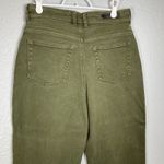 Gloria Vanderbilt  Jeans Womens 8 Green Denim High Rise Mom Comfort 27x30 Y2K Photo 2