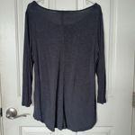 Evans Woman’s Long Sleeve Gray Tee Size 16 Plus Scoop Neck Photo 4