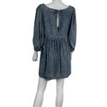 Free People  NWT Blue Denim Mini Dress Size S Photo 2