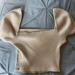 H&M Beige Top Photo 1