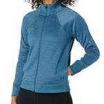 Under Armour  Zip Up Sweatshirt Jacket ColdGear Women’s Size XL Loose Blue Photo 1