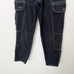 BDG [] Urban Outfitters Black Blaine High Rise Relaxed Skate Cargo Jeans Size 24 Photo 4