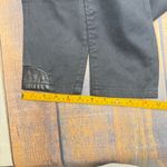 ETIENNE MARCEL Women's 28 Black Coated Moto Skinny Jeans Red Zip Faux Leather Photo 10