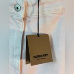 Burberry NWT  High-Waist Denim jean shorts Cotton Jorts. Baby Pink, Bermuda US 14 Photo 7