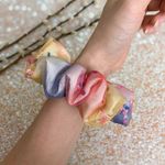 Ombré Confetti Sprinkles Shaker Scrunchie Hair Accessories Hair Tie Multiple Photo 4