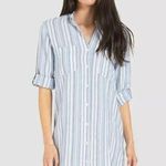 Cloth & Stone  Western Frayed Shirt Dress Photo 0