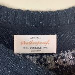 Weatherproof Vintage Women’s Gray-Black Fair Isle Sweater Photo 2