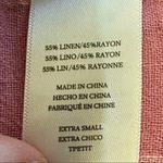 Rails ‎ Charli Linen Blend Dusty Rose Check Plaid XS Photo 11