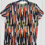 Gerard Darel Multi Color Abstract Silk Trapeze Swing Women’s Top Size 44 Photo 1