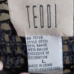 Teddi womens large shift dress with matching open knit sweater floral. See pics Black Photo 5