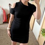 LNA NWT  Clothing Zuki Rib Dress in Black Size Large Photo 5