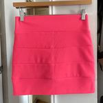 Necessary Clothing Hot Pink Mini Bodycon Skirt Photo 0