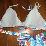 Echo Tropicalia Floral Bikini Swim Top Bottom Set Large Photo 4