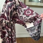 Free People Say You Love Me Long Sleeve Minidress In Ivory Combo S Photo 5