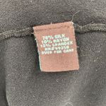 Camille La Vie Womens Embroidered Button Front Silk Blend Cardigan Black Medium Photo 5