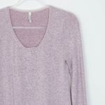 Soma Womens CozyLuxe Long Sleeve Sleepshirt Size XS Lace Trim Lounge Feminine Pink Photo 1