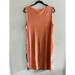JM Collection  Women's Floral Shift Jersey Sleeveless Dress, Size PP coral combo Photo 2