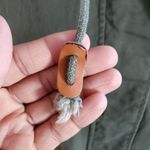 Jennifer Moore Navie Women's Green Bat Wing Short Canvas Jacket Size S Photo 5