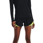 Under Armour Play Up 3.0 Women's athletic Running Shorts Black / Lime Yellow M Photo 14