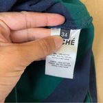 Koche Green/Blue Stripe Ruffle Sweater XS Photo 8