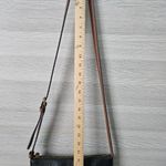 Fossil  Black Cow Hide Leather Crossbody Bag Adjustable Strap Vintage Purse Small Photo 12