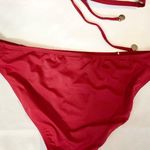 Coastal Blue Red Bikini Set Size M Photo 2