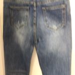 Women’s Medium Wash MidRise Slight Distress Babybell Jeans sz medium Blue Photo 5