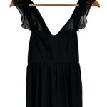 Show Me Your Mumu June Maxi Dress in Black Bridesmaid Gown size XS NWT Ruffle Photo 3