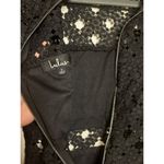 Lulus Ladies Black Cocktail Crochet Lace Bodycon Heartfelt Midi Dress SZ Small Photo 7