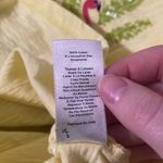 Talbots sequined embroidered flamingo graphic tee in yellow size XS Photo 10