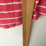 EXPRESS Striped T Shirt Tee T Trendy Cotton Cap Sleeve Stylish Womens Red Small Photo 5