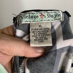 Suzie Black & White Diamond Print Stretchy Short Sleeve Shift Dress XL Photo 9