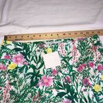 Talbots RSVP Floral Pants Stretch Cotton New Size 6 Tapered Side Zip Brunch Photo 5