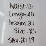 American Giant Women's Rib Pant Size XS Made in USA Tan Photo 6