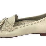 Cole Haan | 8.5 | Leather Ivory Tassel Loafer Slip On Women Shoe Flat Photo 0