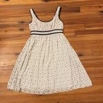 Adrianna Papell Sleeveless Cream Black Shift Dress Womens 10 lined Photo 2