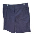 George Ladies Navy Shadow Shorts 97% Cotton 3% Spandex Size 6 Blue Photo 2