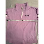 Victoria's Secret PINK Lavender Purple Pull Over Snap Button Size M Logo Size M Photo 1
